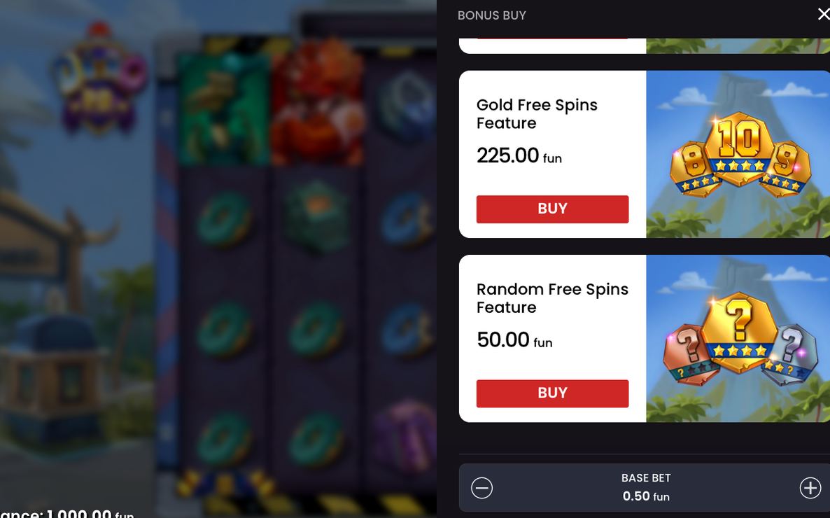Gamble-steget efter en vunnen Free Spins-runda