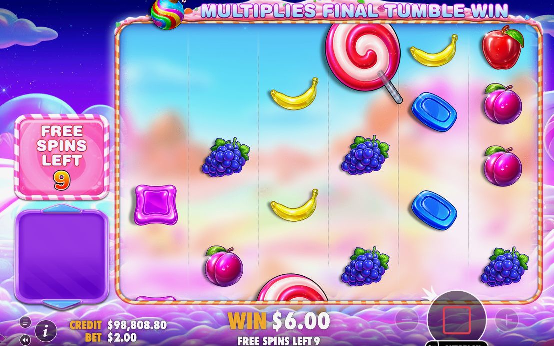 Free Spins-rundan med multiplikatorbomber på rullarna